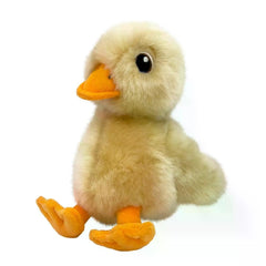 KONG Toughz Duck close-up shows durable plush and double squeaker for engaging play.