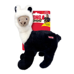 KONG Toughz llama toy front view for durable indoor play and cuddling