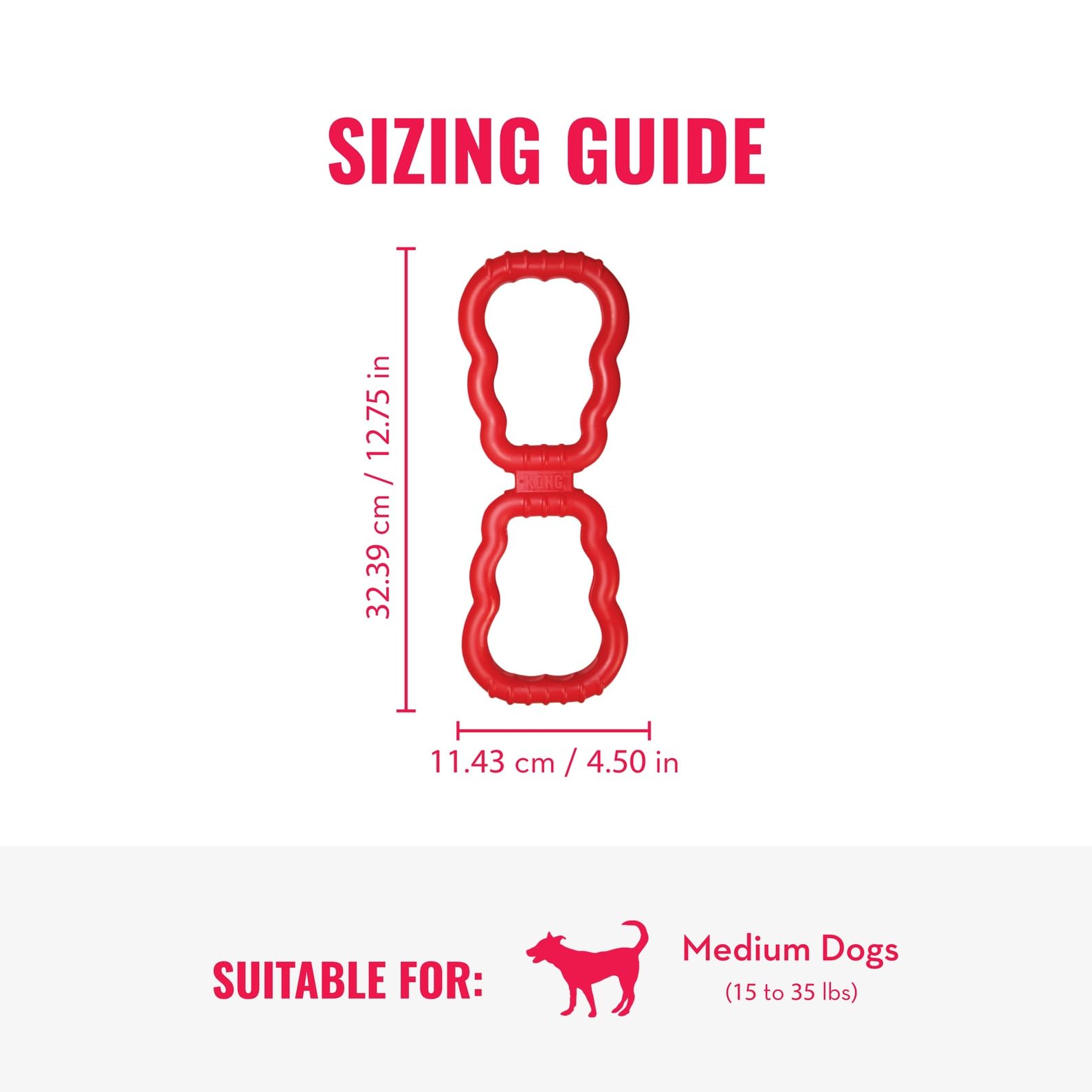 KONG Tug Toy made-in-usa signals trusted, quality craft for pets.