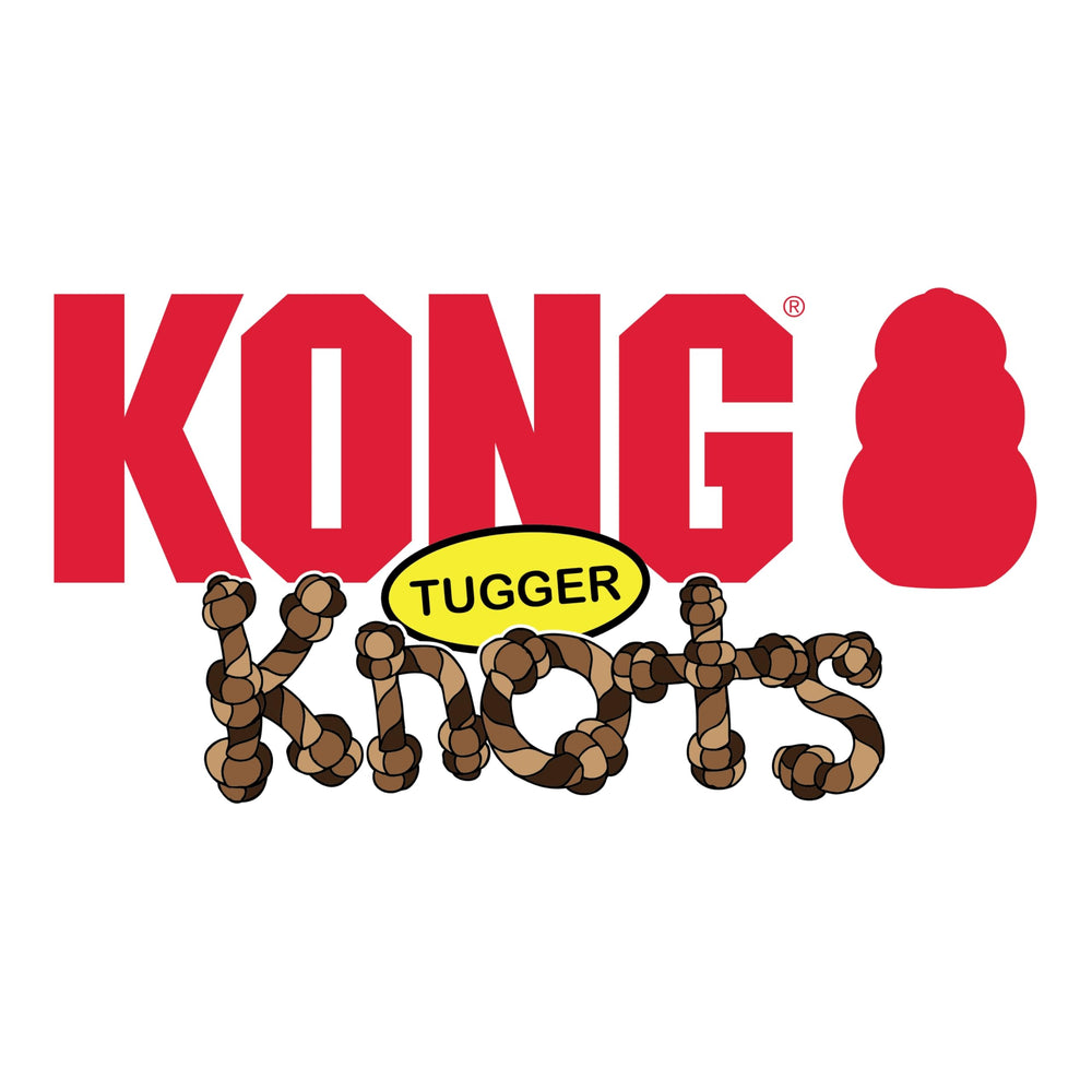 KONG Tugger Knots Frog texture-closeup highlights knotted interior for grip