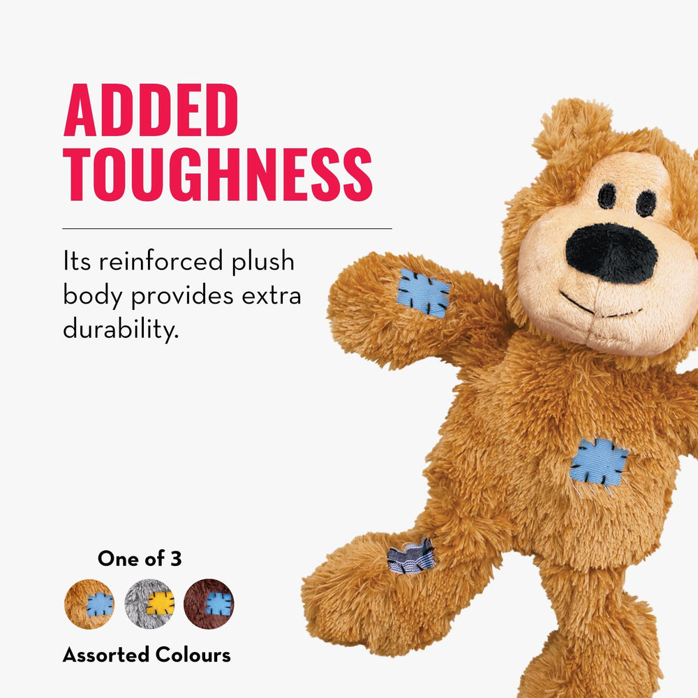 KONG Wild Knots Bears multiple sizes fit various dogs.