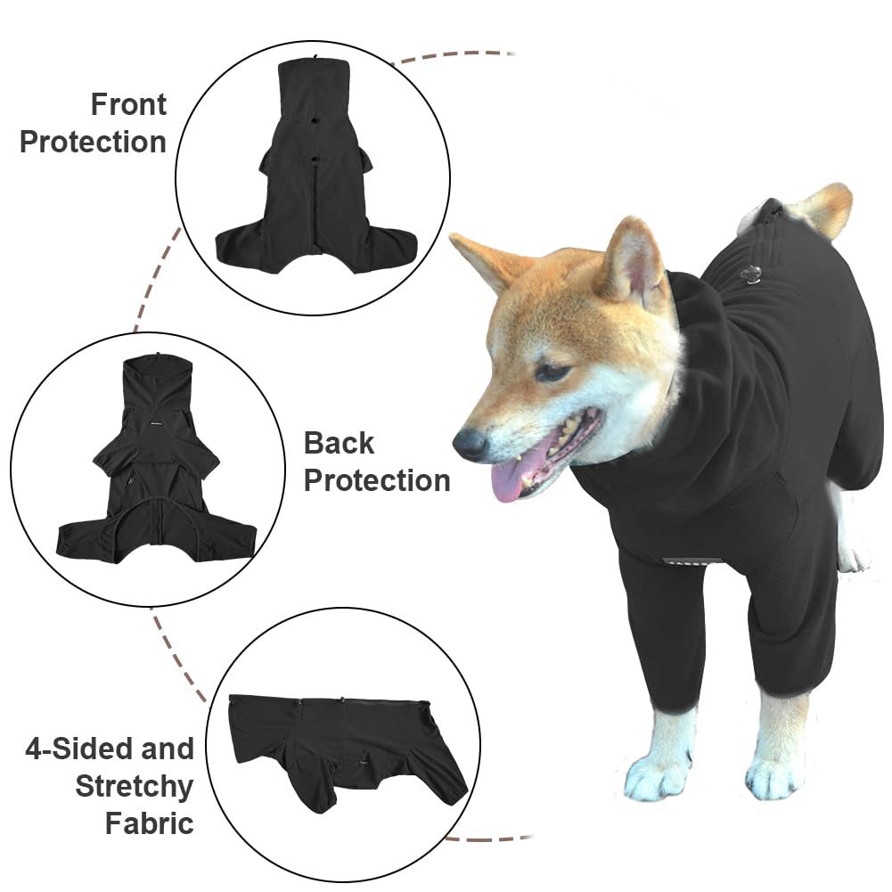 KOOGAL adult-large-fit pajamas fit big dogs with comfortable coverage.