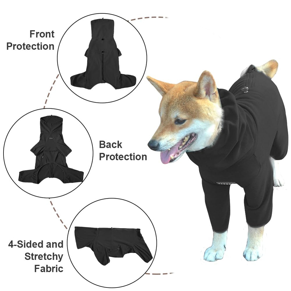 KOOGAL adult-large-fit pajamas fit big dogs with comfortable coverage.