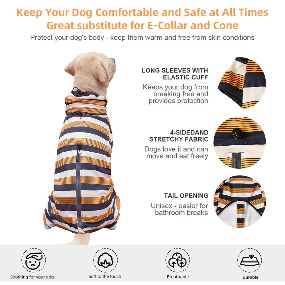KOOGAL dog pajamas extra-large fit on long-bodied large dogs
