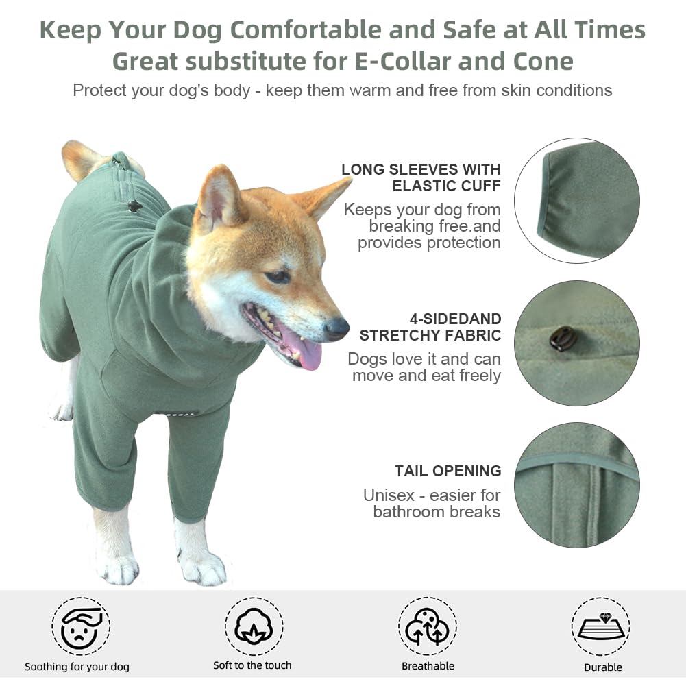 KOOGAL dog pajamas 2xl closure details for easy dressing.