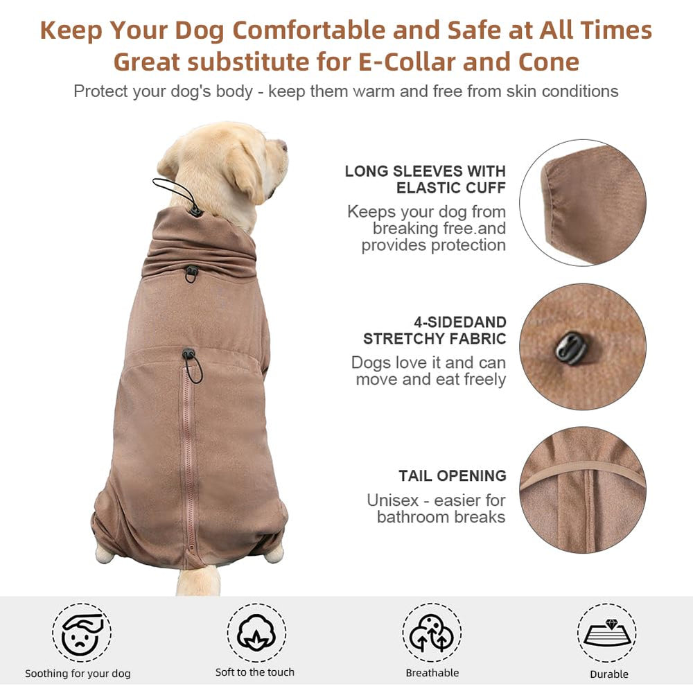 KOOGAL dog pajamas wearability scene shows easy on/off use during daily routines