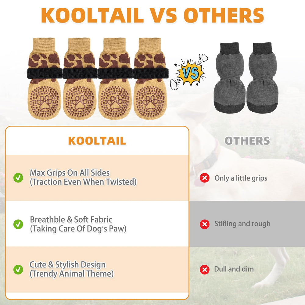 KOOLTAIL adjustable straps ensure secure fit and prevent slipping