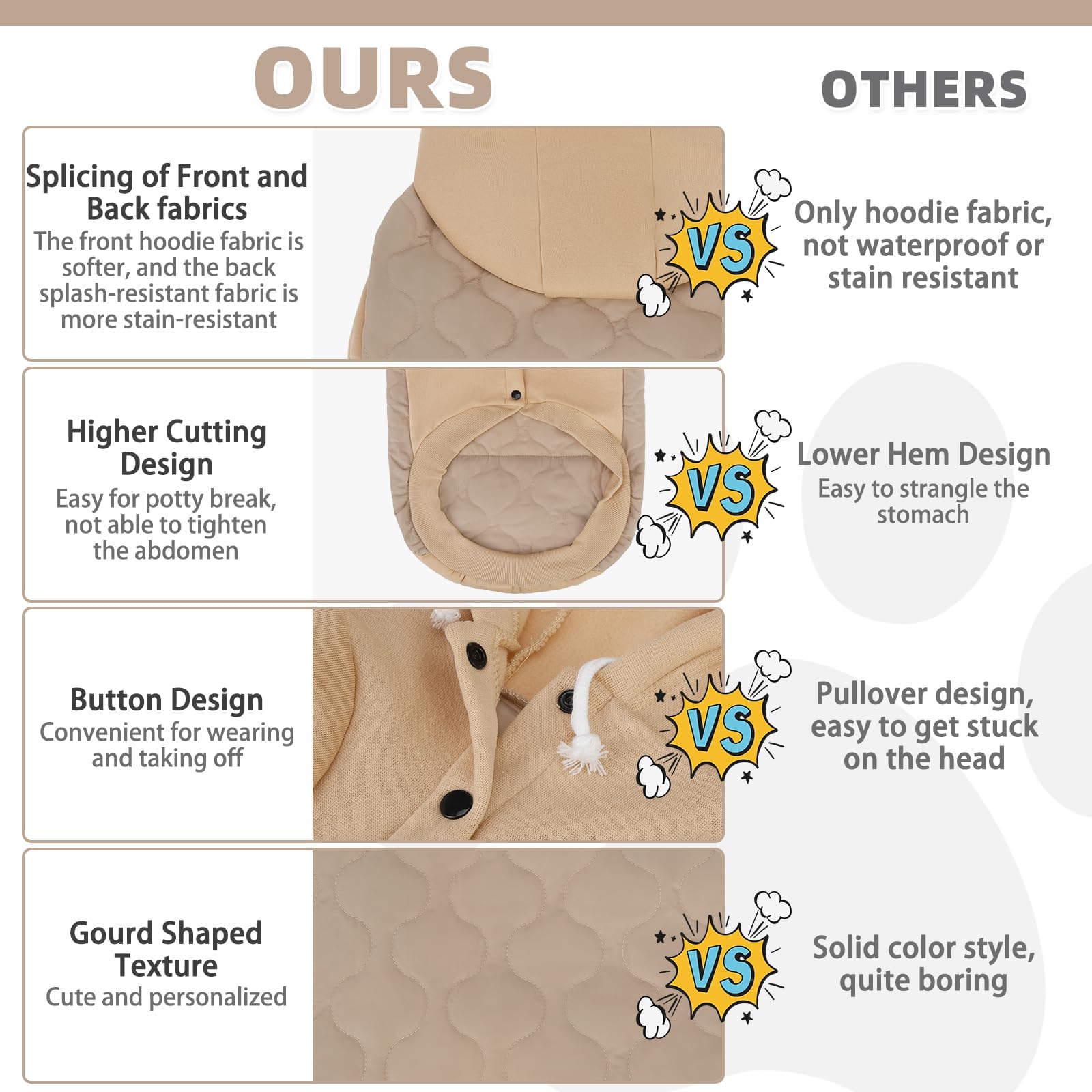 KOOLTAIL back pocket holds small bags and treats on winter walks.