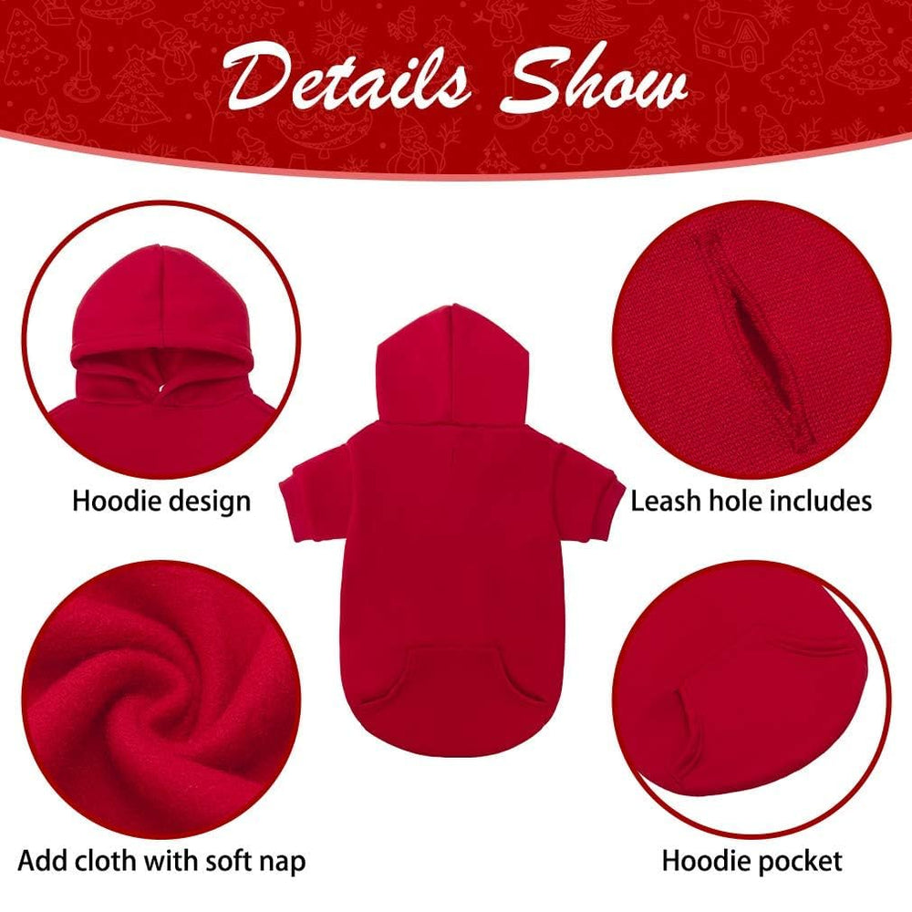 KOOLTAIL Basic Dog Hoodie back view highlights durable stitching for active dogs.