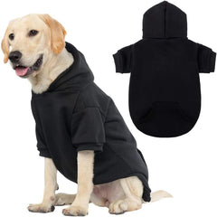 KOOLTAIL Basic Dog Hoodie back view highlighting snug warmth