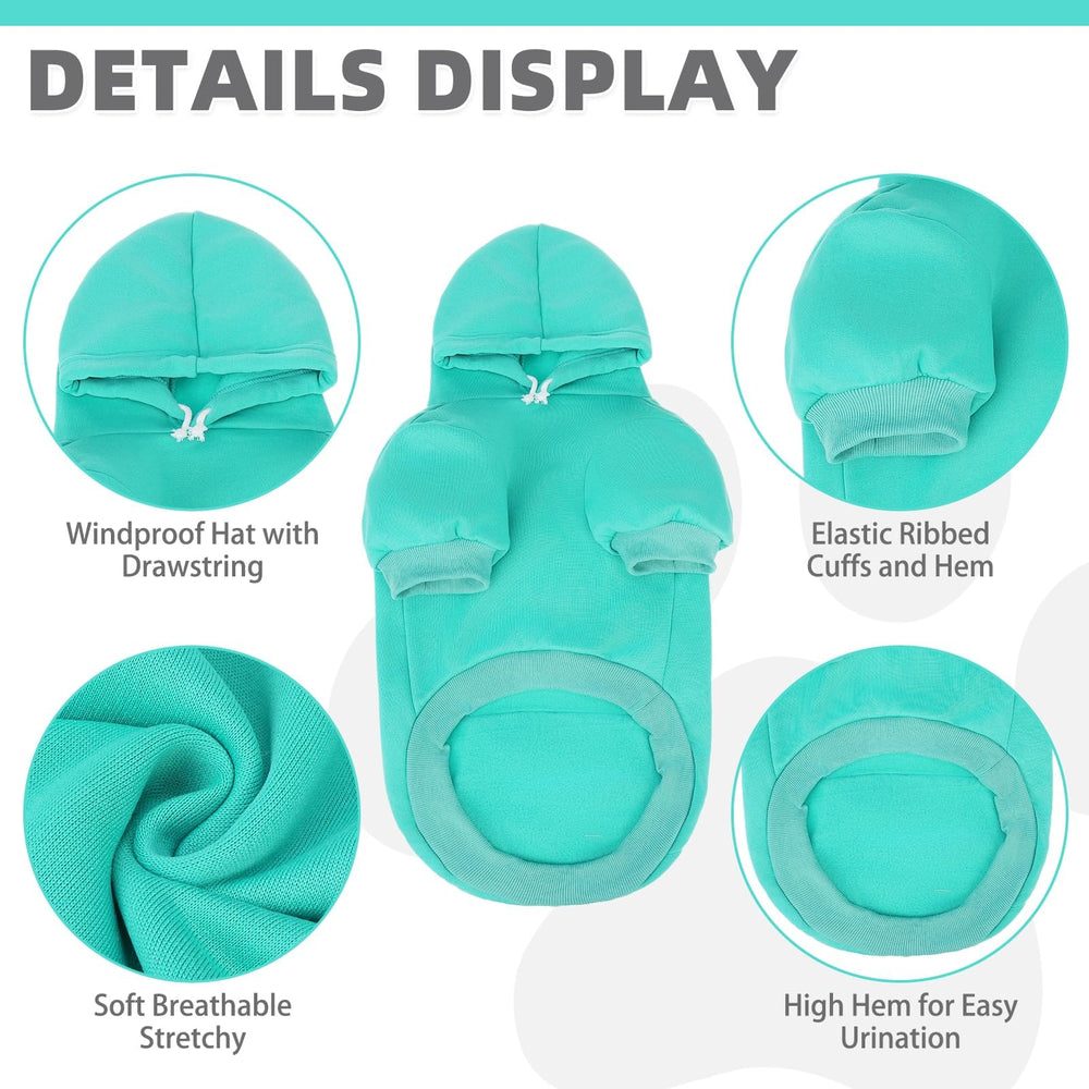 KOOLTAIL Basic Dog Hoodie offers eleven color options to match your pet style