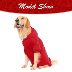 KOOLTAIL Basic Dog Hoodie leash hole closeup shows easy, secure walks.