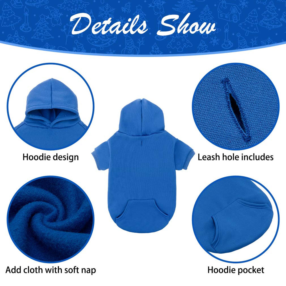KOOLTAIL Basic Dog Hoodie leash hole and pocket detail for hands-free outings.