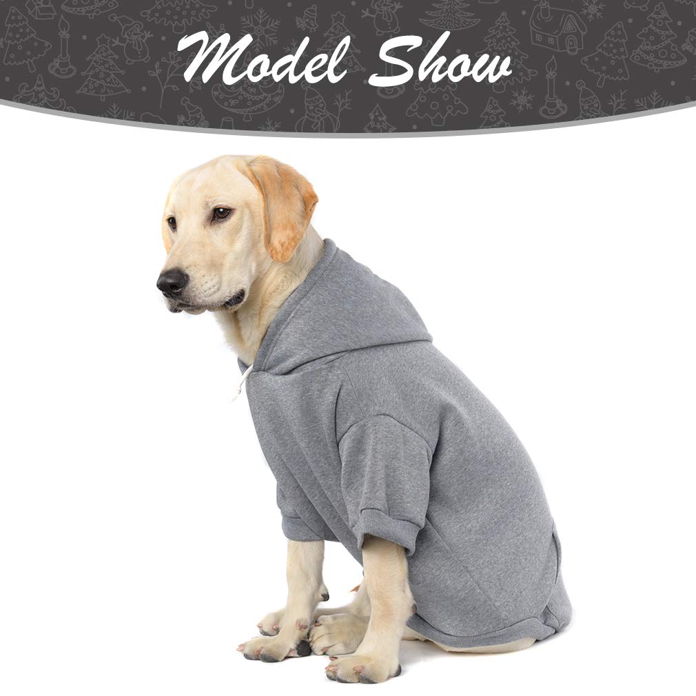 KOOLTAIL Basic dog hoodie pocket detail provides small storage.