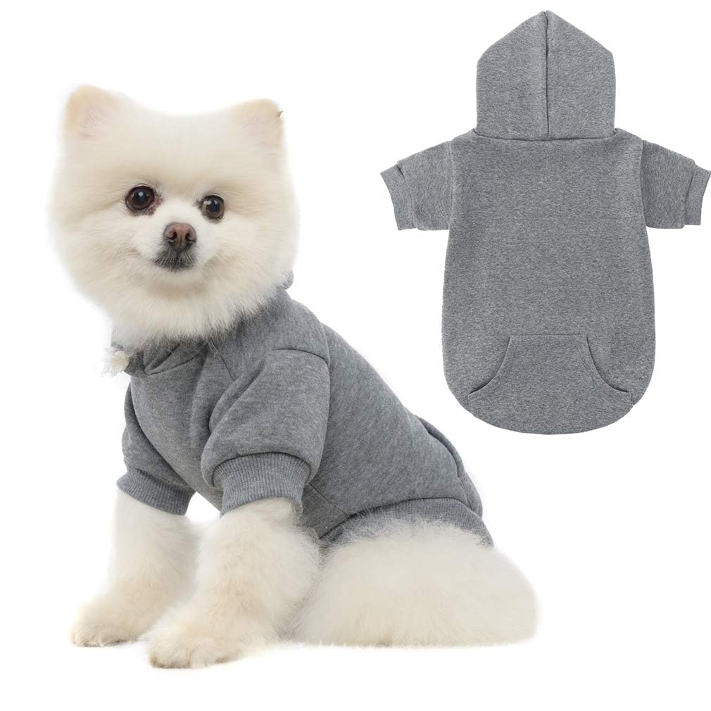KOOLTAIL Basico Sudadera para Perro, frente, calor suave para paseos diarios.