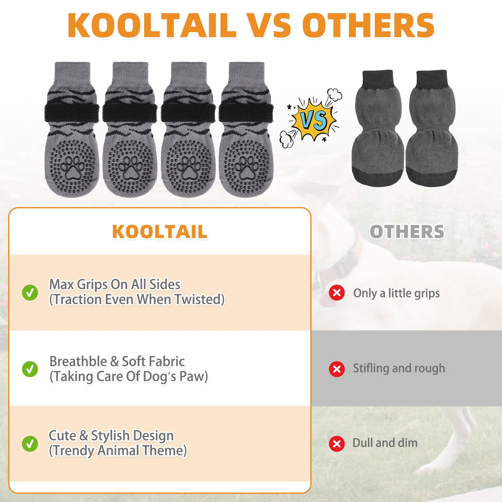 KOOLTAIL calcetines con correas ajustables aseguran un ajuste seguro.