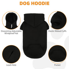 KOOLTAIL Dachshund Hoodie leash hole closeup for easy, secure walks.