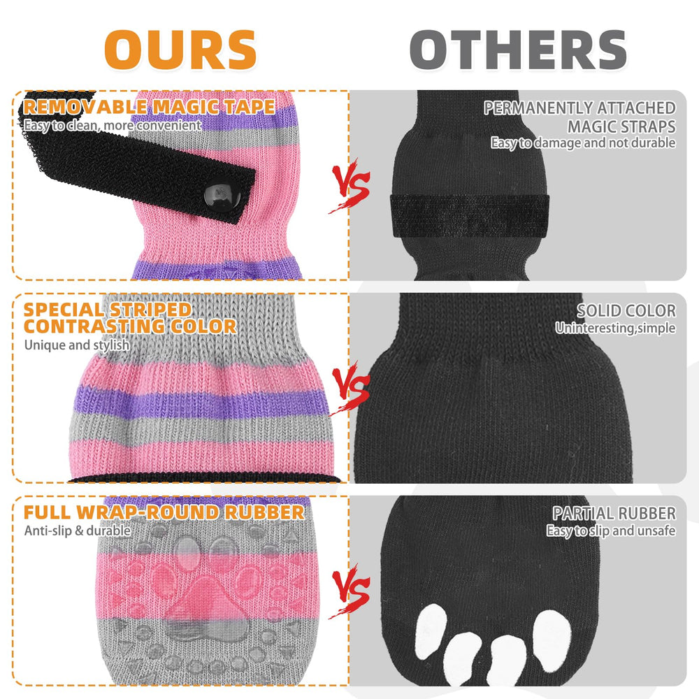 Kooltail socks feature a detachable strap to secure a snug fit during activity.