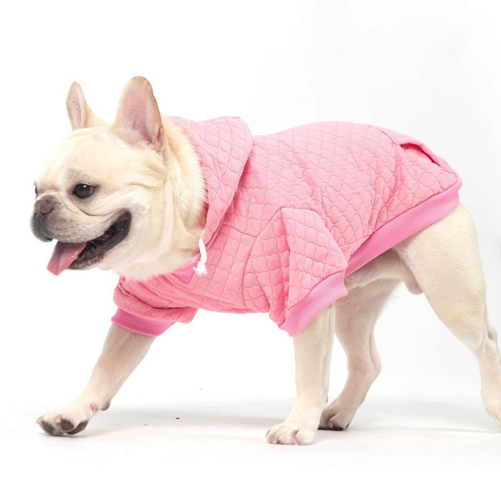 KOOLTAIL dog hoodie belly-cut design for easy bathroom breaks.