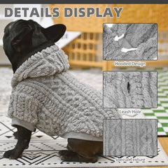 KOOLTAIL dog hoodie hood with drawstring keeps head protected against cold wind