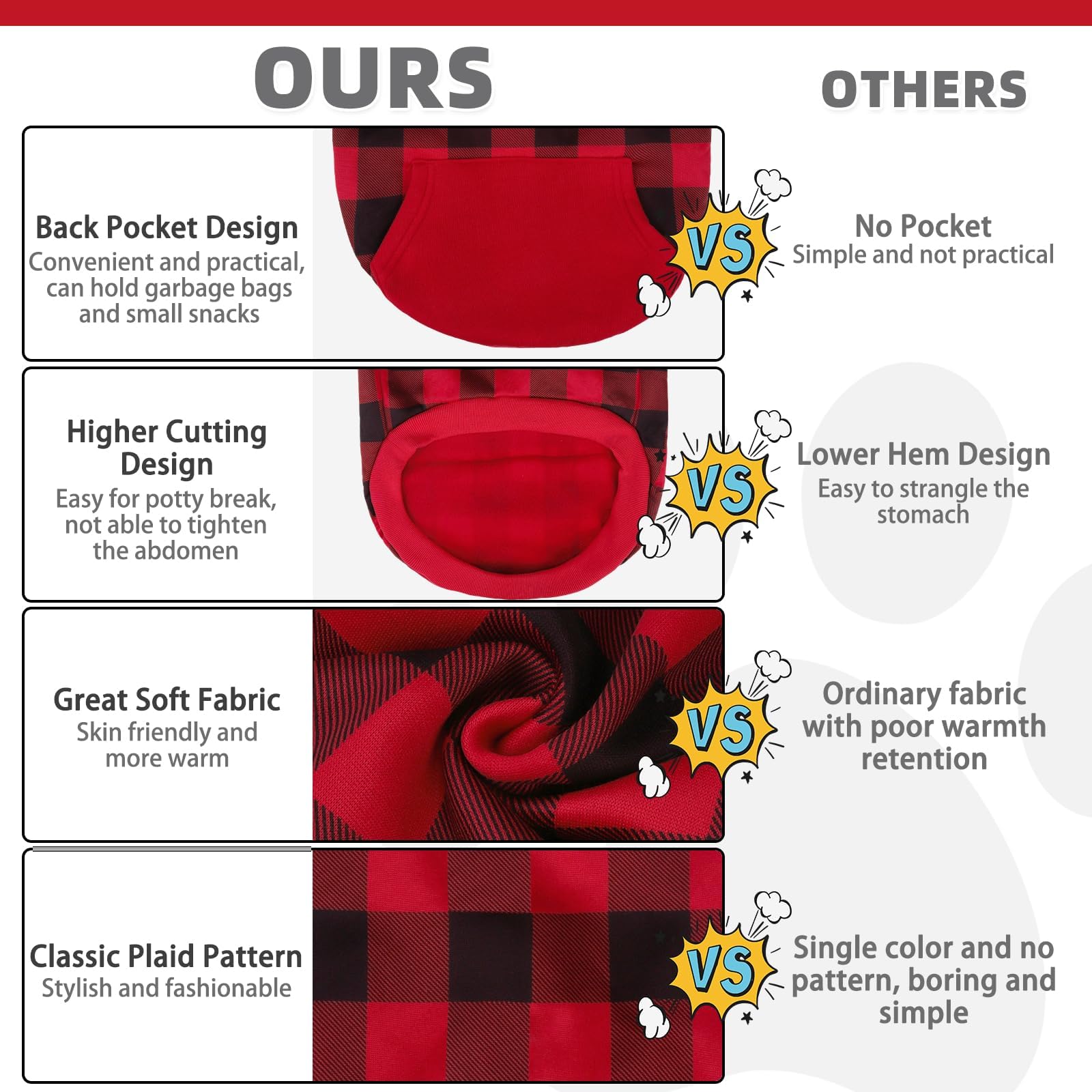 KOOLTAIL plaid red hoodie colorway showcasing festive daily wear