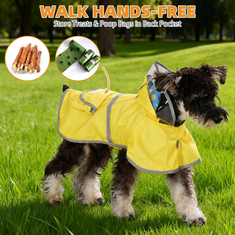 KOOLTAIL folded raincoat resting in its pouch ready for travel.