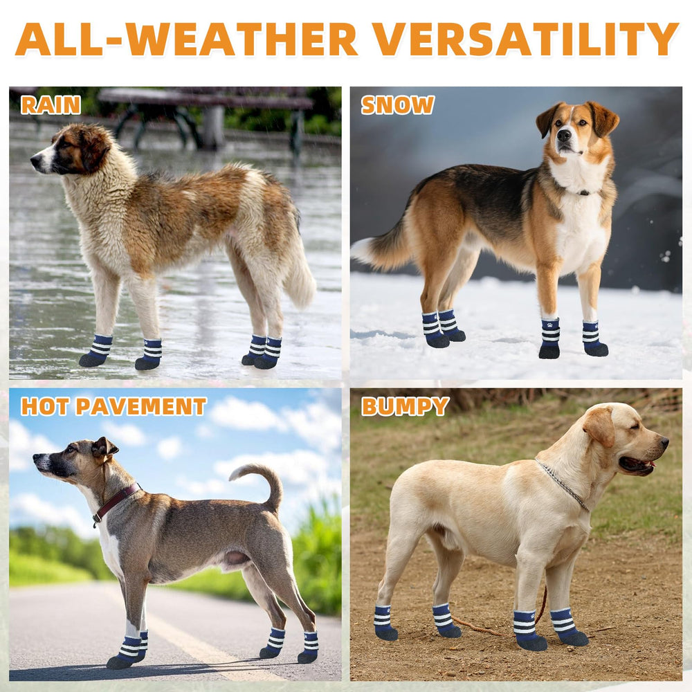 KOOLTAIL dog shoes used on hardwood floors to protect paws and floors