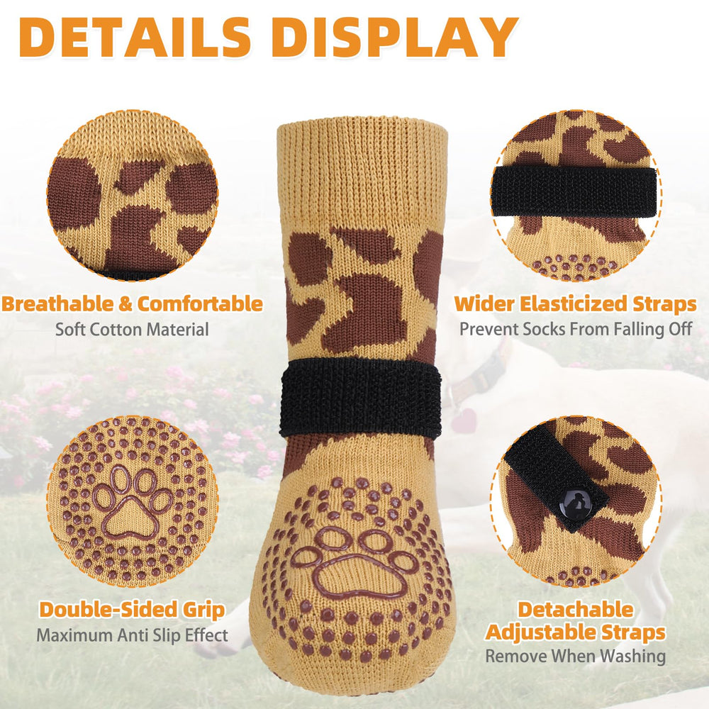 Kooltail dog socks with adjustable elastic straps ensure secure fit during activity