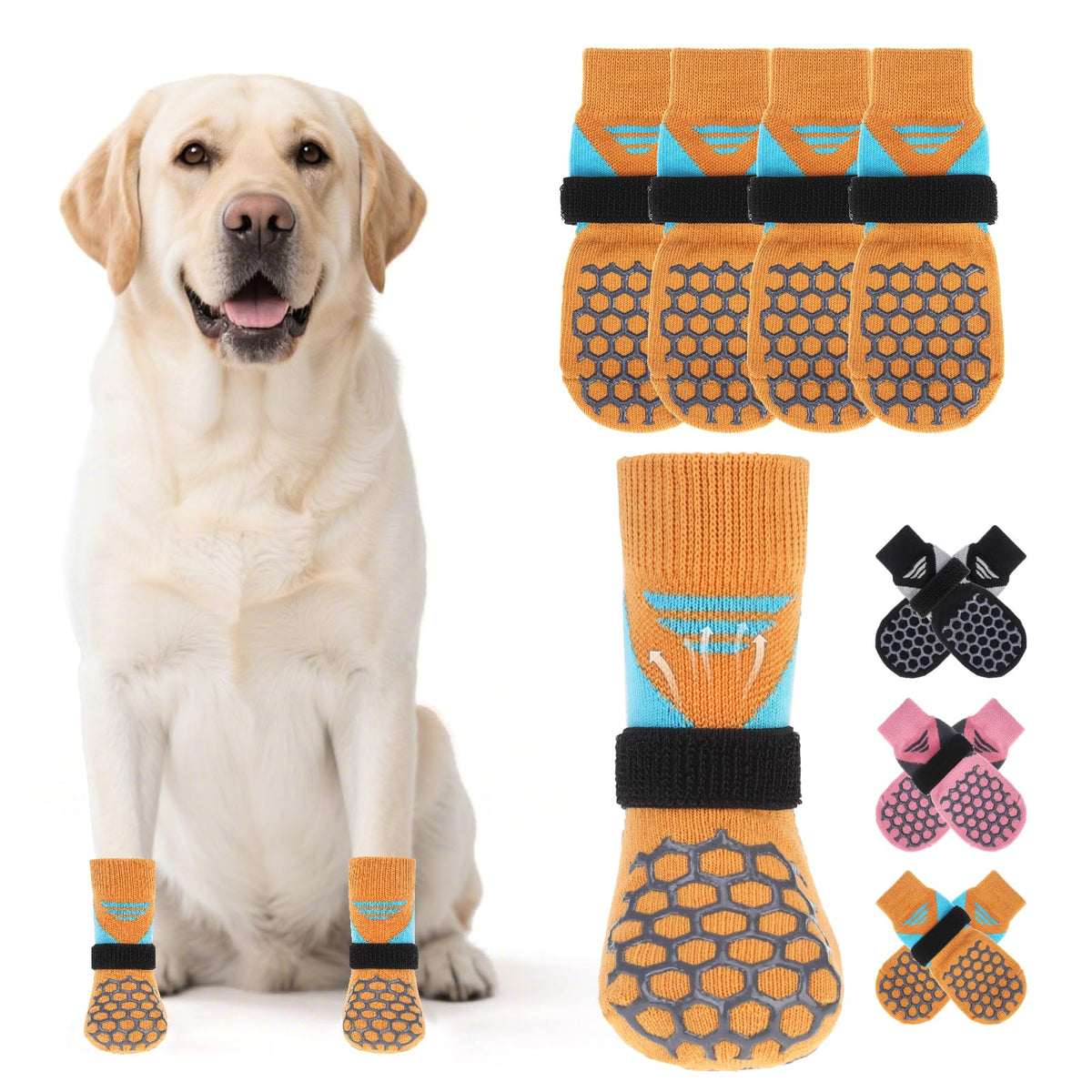 KOOLTAIL dog socks breathable-fabric close-up showing cooling comfort for hot pavement