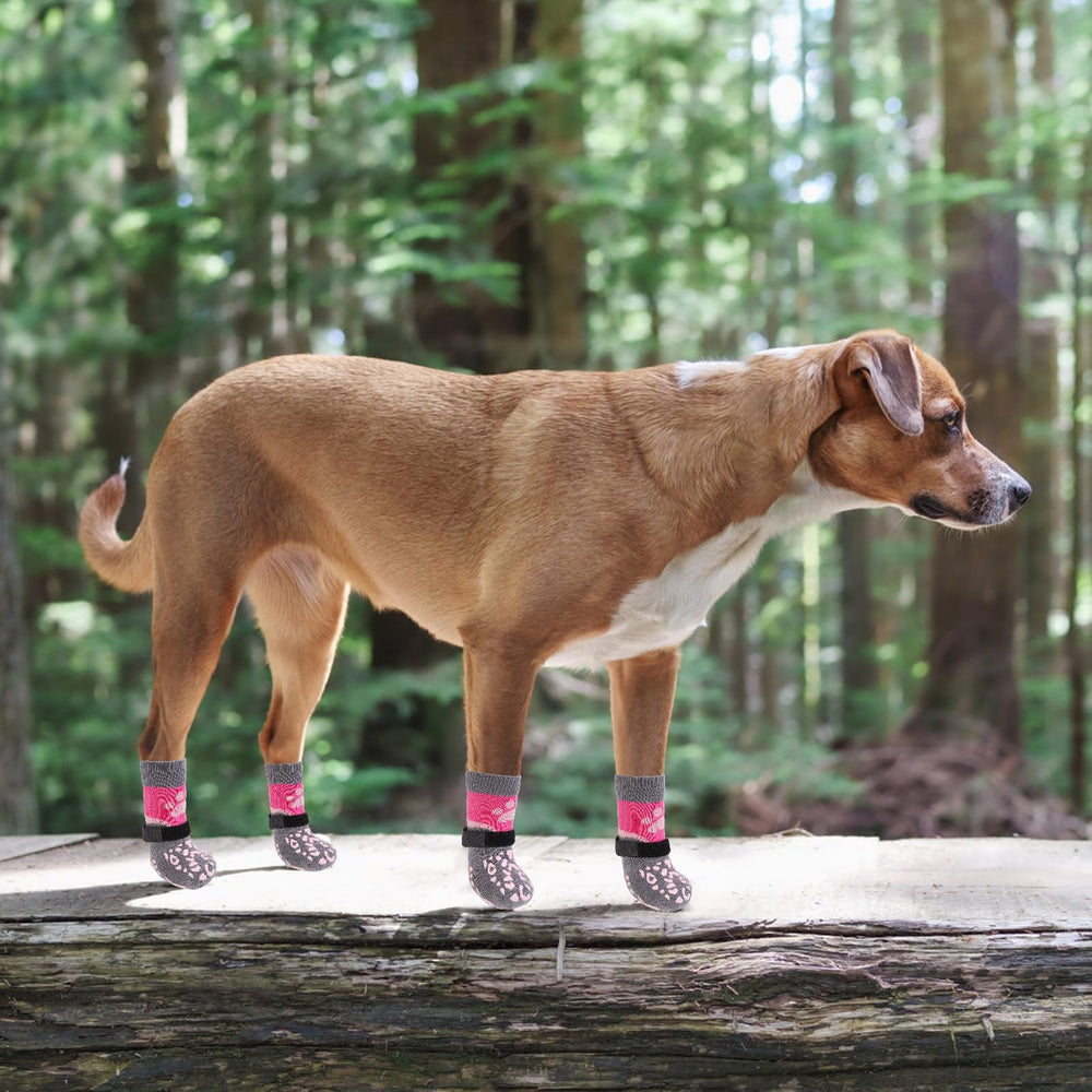 KOOLTAIL dog socks breathable-fabric keeps paws comfy.
