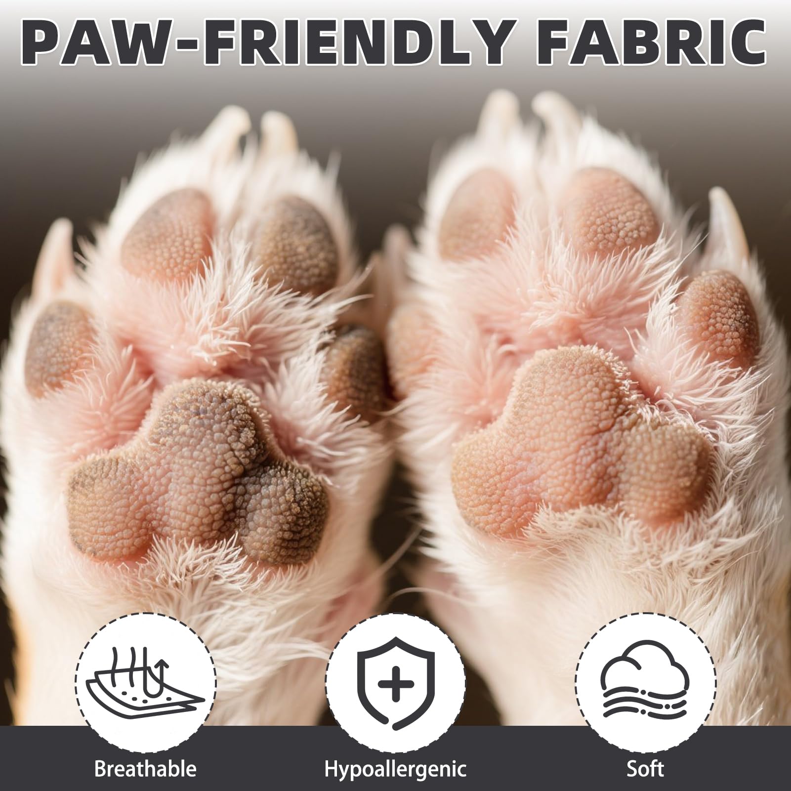 KOOLTAIL dog socks featuring non-slip grip soles for safe steps on wood floors.
