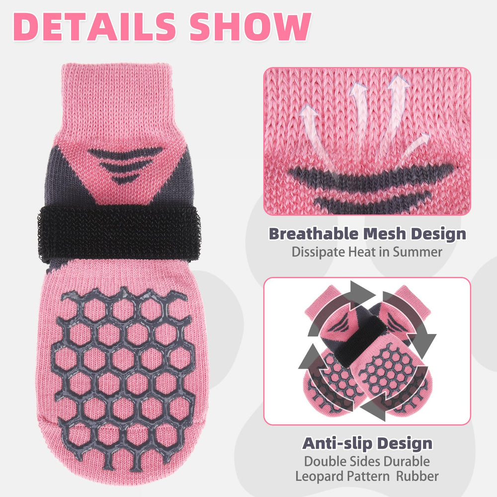 KOOLTAIL paw socks preventing furniture scratches and dog paw protection