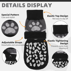 KOOLTAIL dog socks soft-breathable-fabric keep paws comfortable