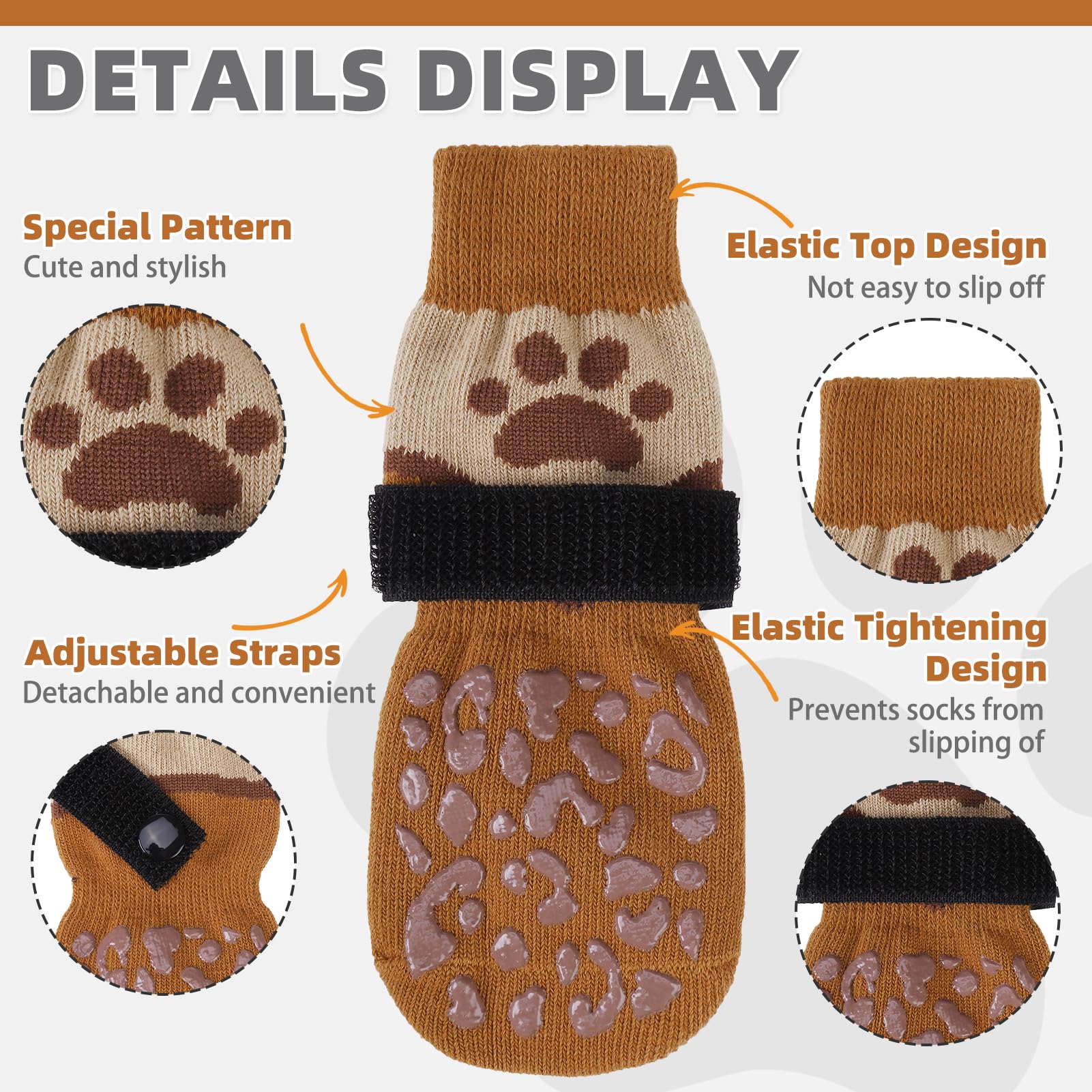 KOOLTAIL dog socks in soft fabric provide comfortable, breathable wear for daily adventures