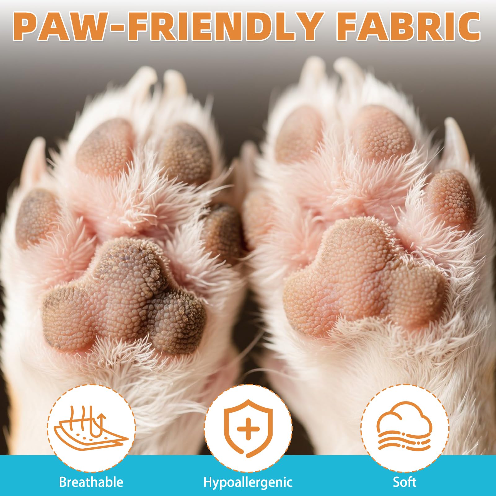 KOOLTAIL dog socks summer-ventilation-mesh highlights airflow to prevent overheating