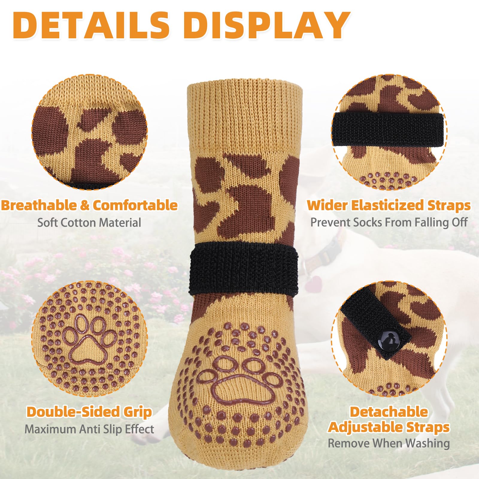 KOOLTAIL ultra-soft breathable cotton blend socks for comfortable wear