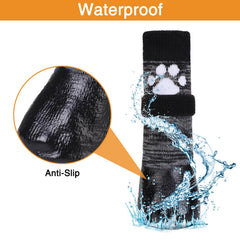 KOOLTAIL dog socks waterproof paw protector bottom provides grip on wet surfaces