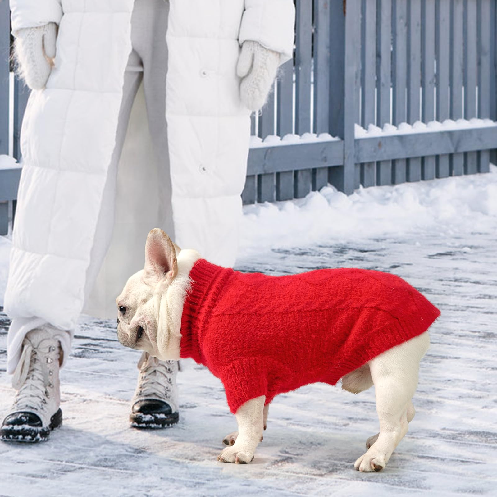 KOOLTAIL dog sweater machine-wash care keeps cleaning simple