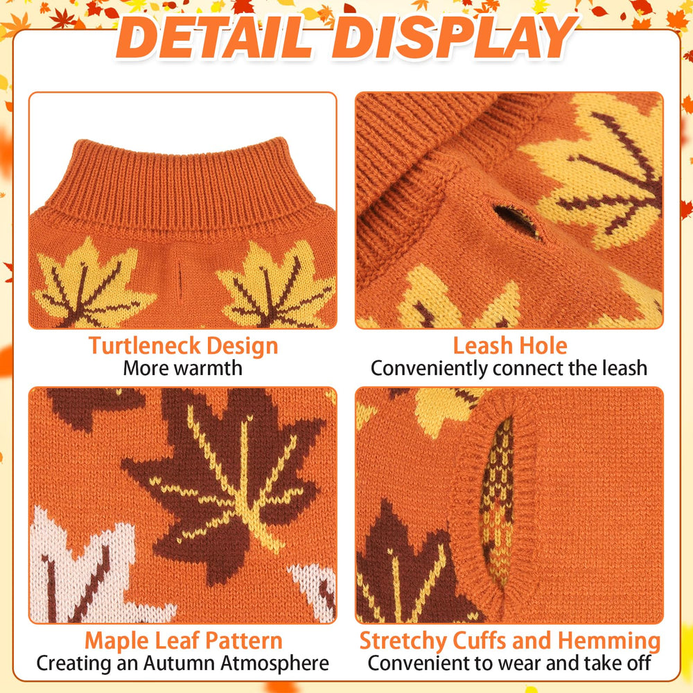 KOOLTAIL dog sweater back-leash hole, easy winter walks