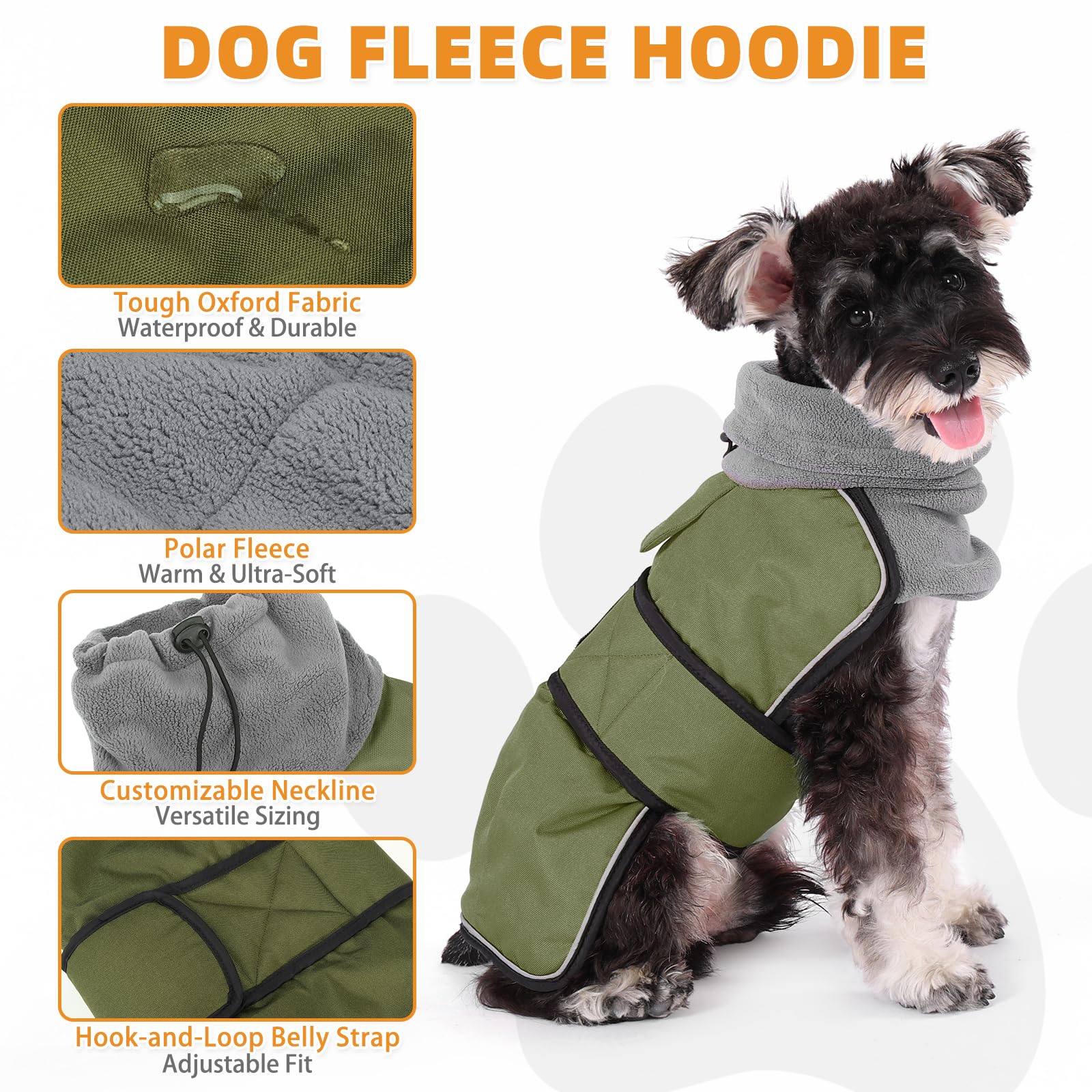 KOOLTAIL coat with leash hole demonstrates easy leash integration