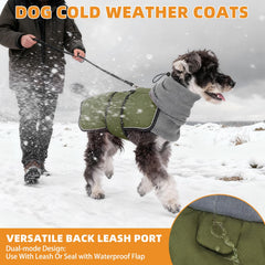 KOOLTAIL dog winter coat close-up reveals soft fleece lining