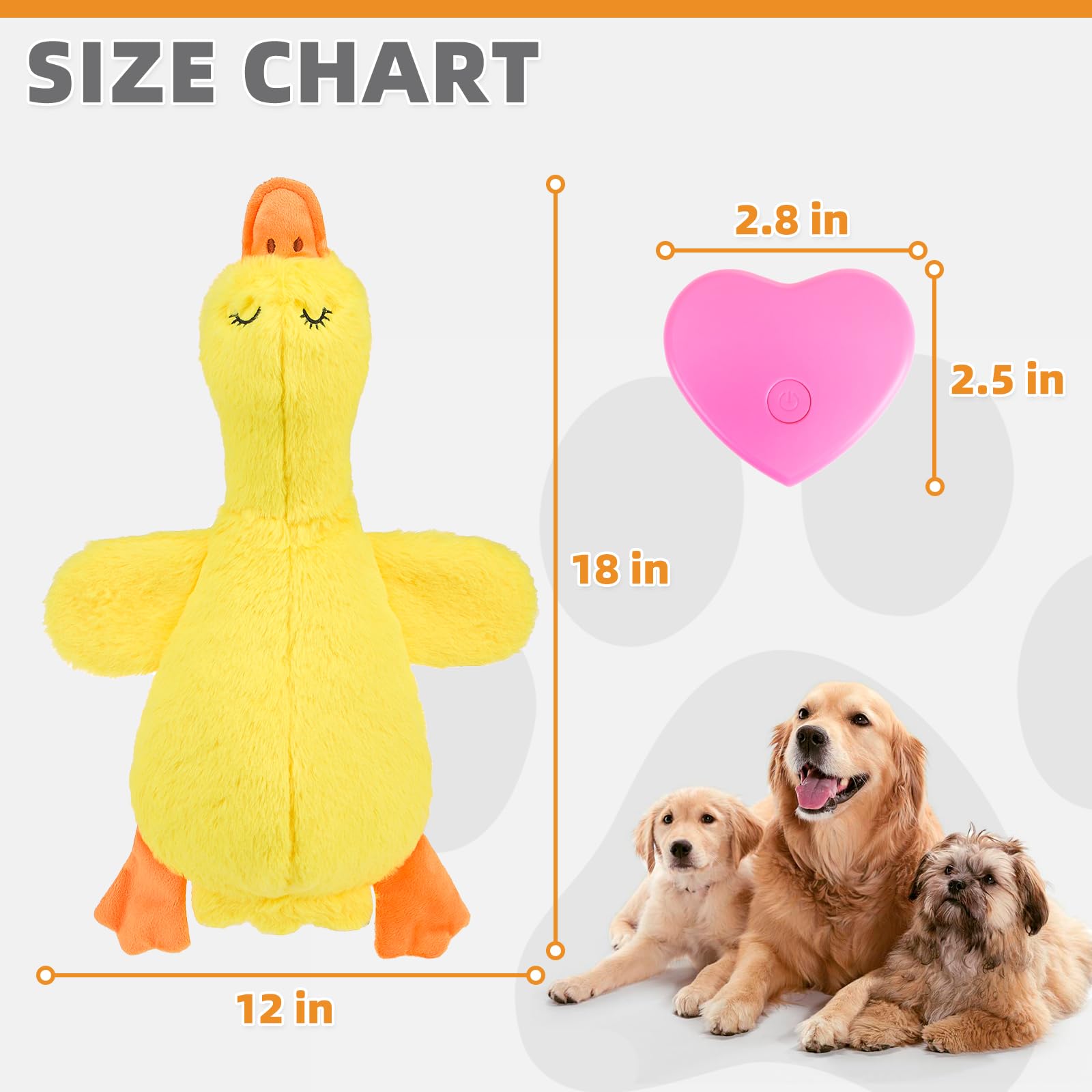 KOOLTAIL duck toy easy use button controls for quick activation
