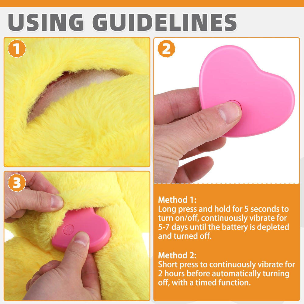 KOOLTAIL yellow duck design inviting play and snuggle time