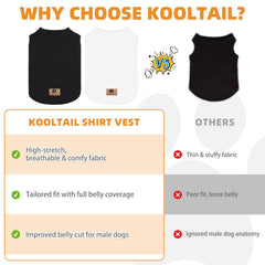 KOOLTAIL durable cotton tank-top closeup, built to last and wash-friendly
