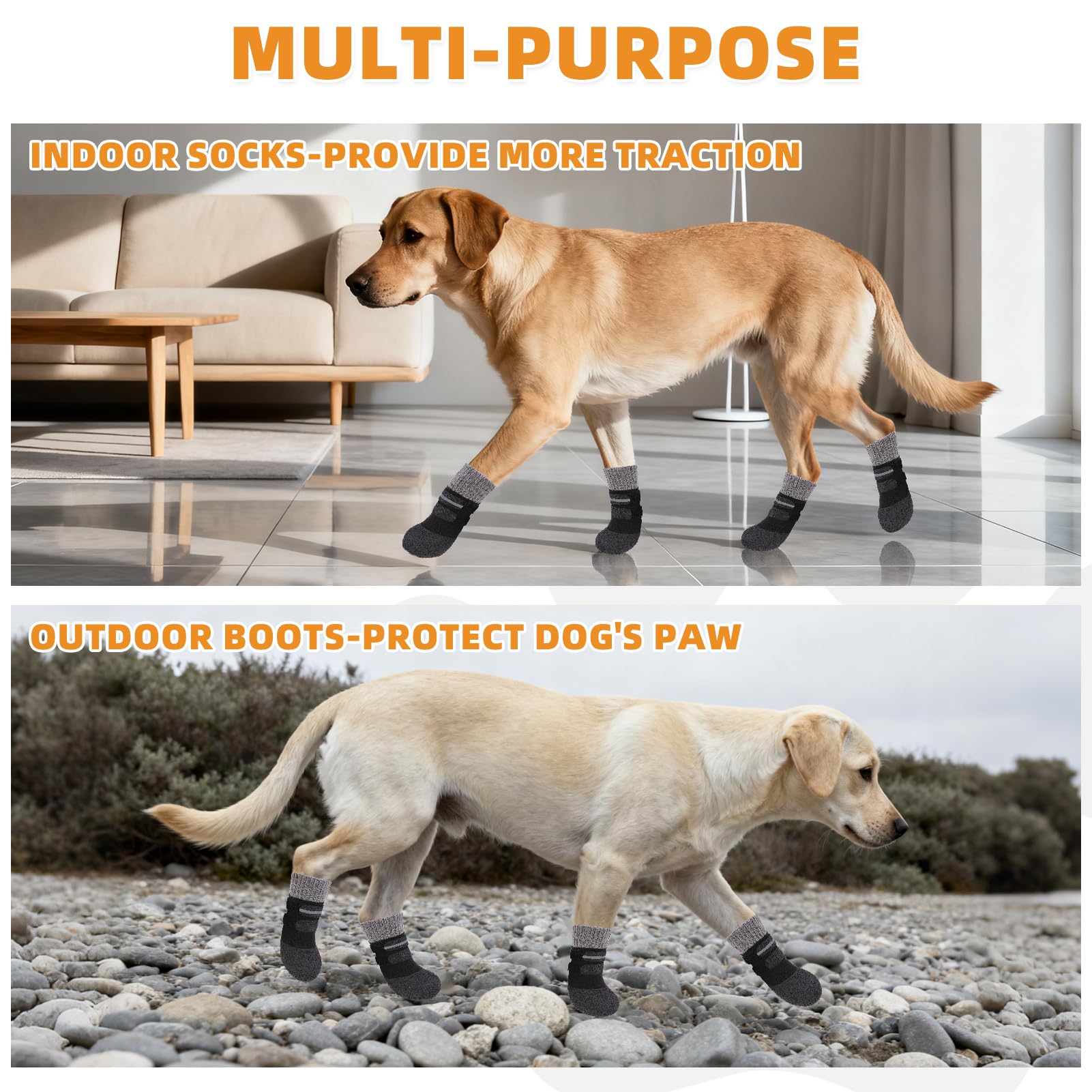 Kooltail easy-on hook-and-loop design for quick secure fit during hikes.