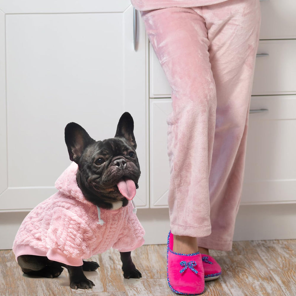 KOOLTAIL fleece dog hoodie machine-wash friendly for simple care.