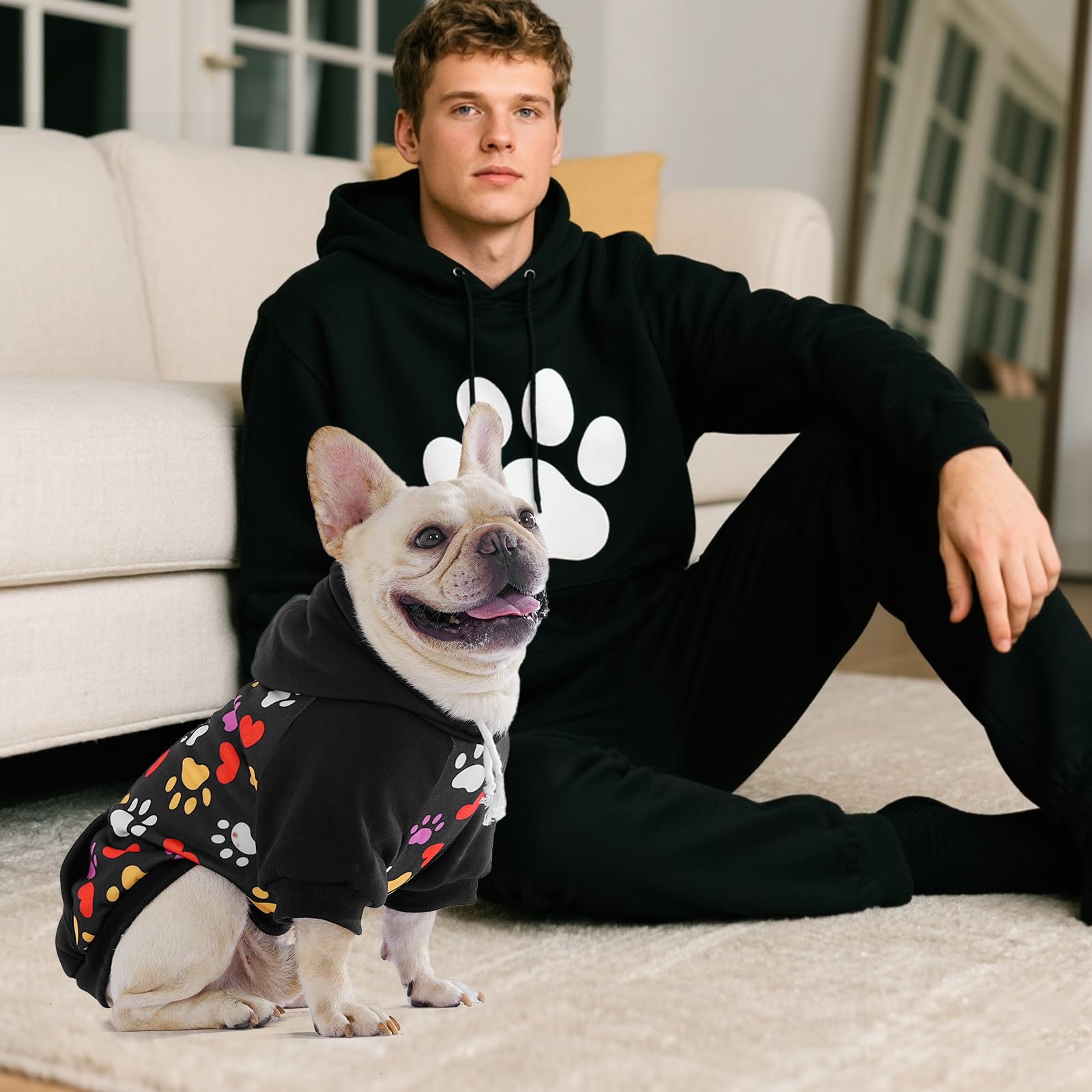 KOOLTAIL lifestyle shot with pet during photos, everyday wear.