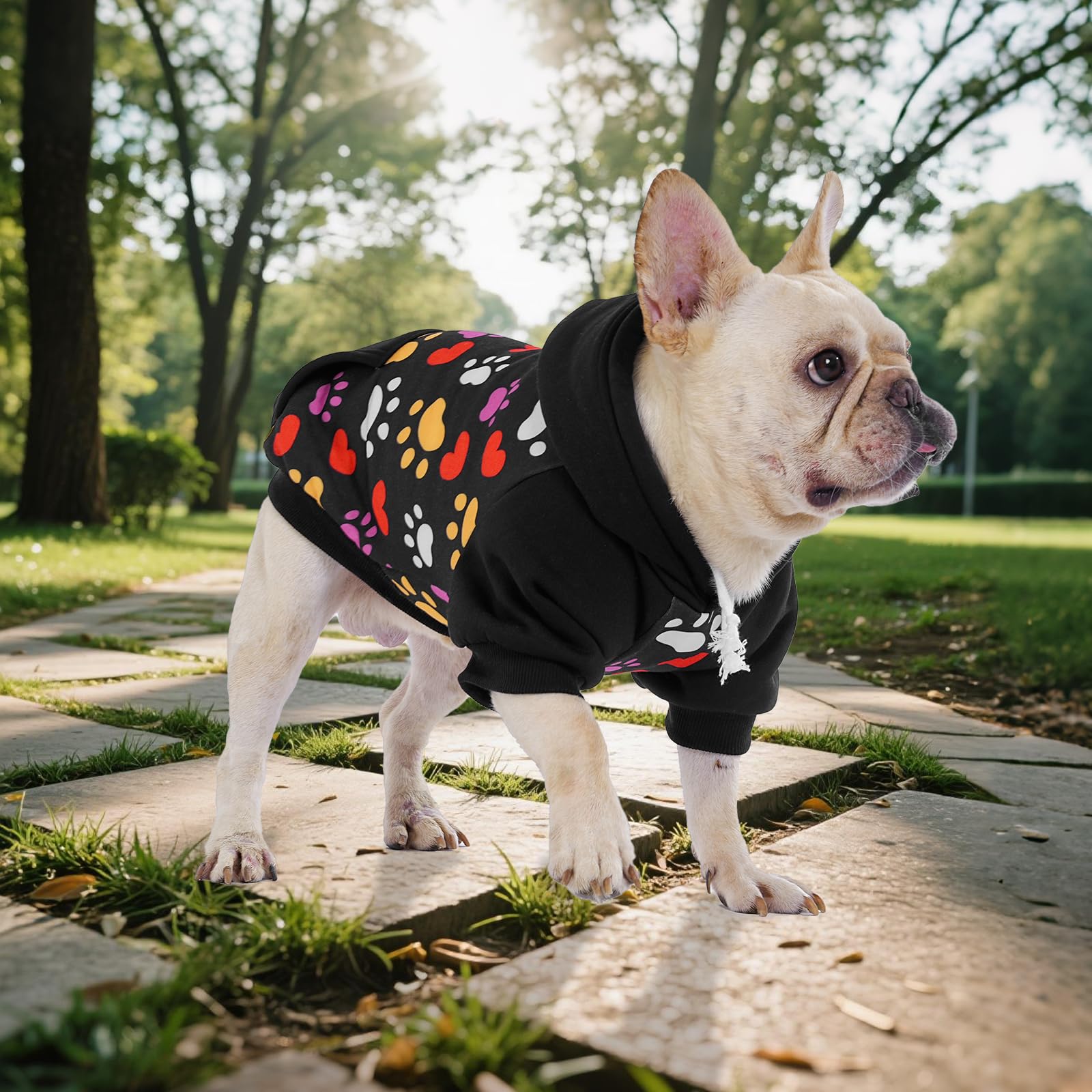 KOOLTAIL warm stretchy fabric image enables comfortable movement.