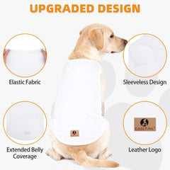 KOOLTAIL large dog shirt side view, lightweight vest for outdoor adventures