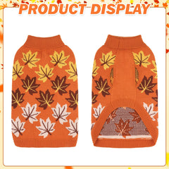 KOOLTAIL dog sweater back-leash-hole design for secure winter walks